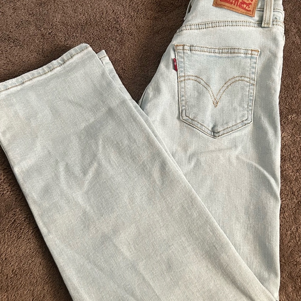Levi's Pale Blue Rib Cage Jeans